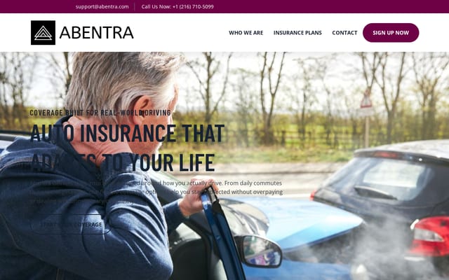 Screenshot of abentra.com