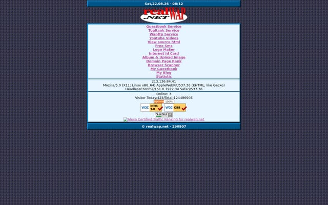 Screenshot of realwap.net