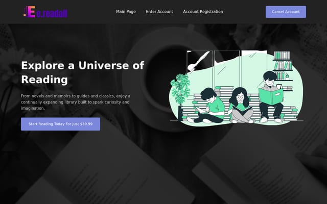 Screenshot of eredll.com