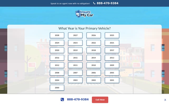 Screenshot of insuremycar.org
