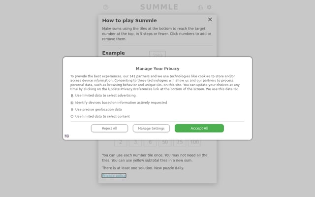 Screenshot of summle.net