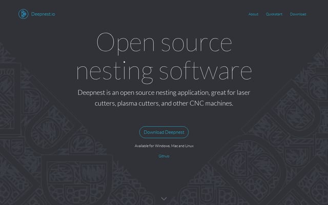 Screenshot of deepnest.io
