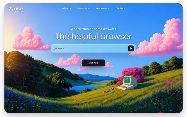 Screenshot of ace.ai