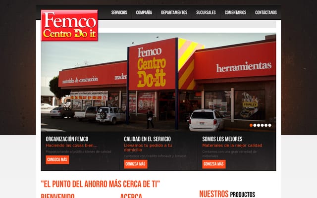 Screenshot of femco.mx