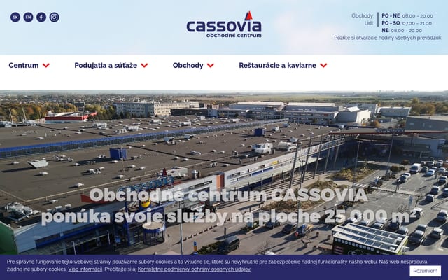 Screenshot of cassoviaoc.sk
