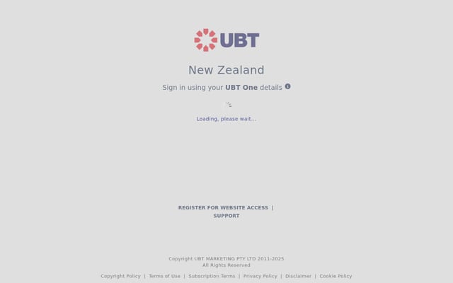 Screenshot of ubteam.co.nz