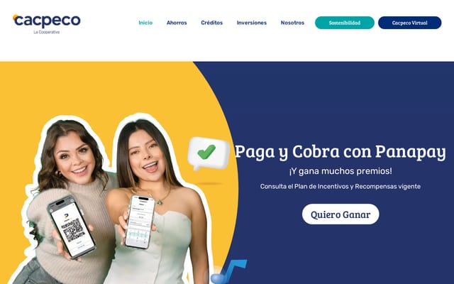 Screenshot of cacpeco.com