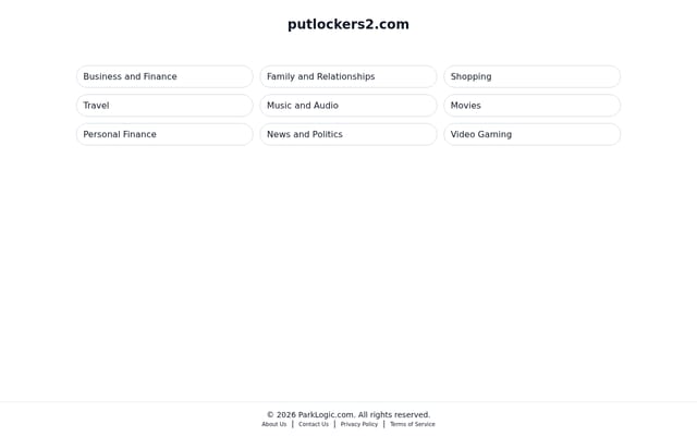 Screenshot of putlockers2.com