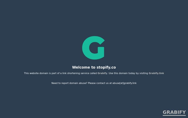 Screenshot of stopify.co
