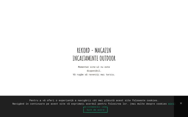 Screenshot of rekordshop.ro