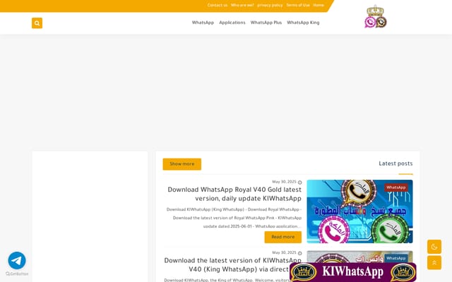 Screenshot of kiwhatsapp.blogspot.com