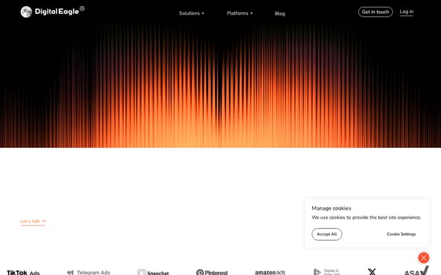 Screenshot of digital-eagle.us