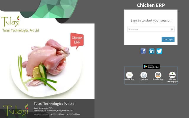 Screenshot of chickenerp.com