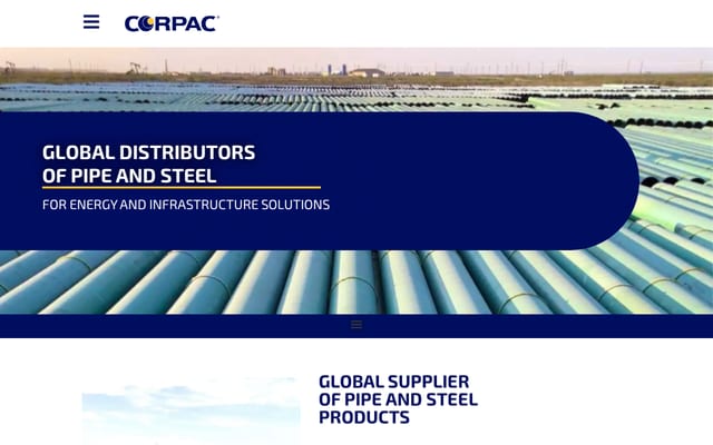 Screenshot of corpac.com