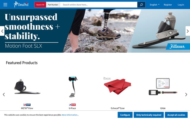 Screenshot of ortoped.ca