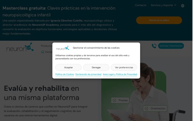 Screenshot of neuronup.com