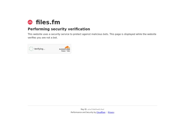 Screenshot of files.fm
