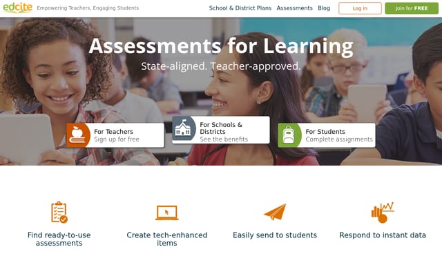 Screenshot of edcite.com