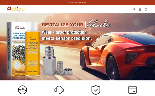 Screenshot of patiyu.com