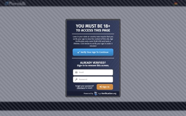 Screenshot of manroulette.com