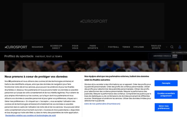 Screenshot of eurosport.fr