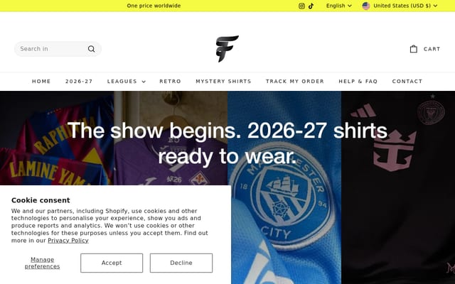 Screenshot of futgy.com