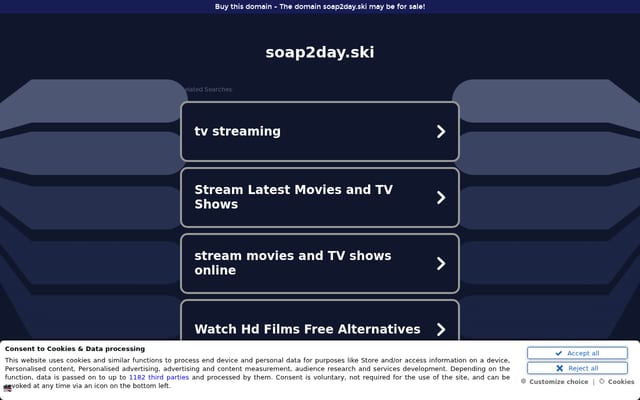 Screenshot of soap2day.ski