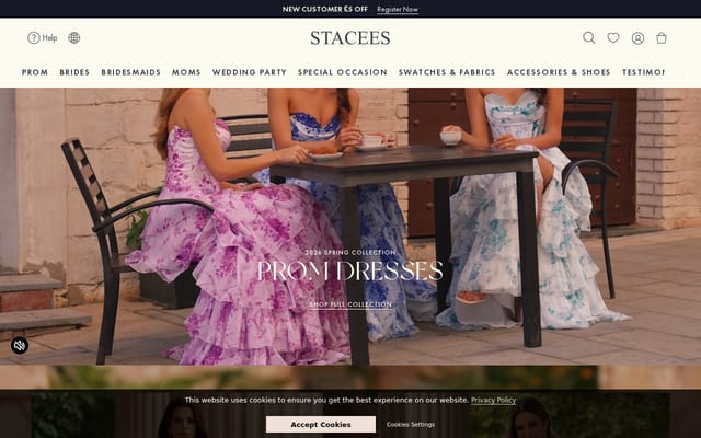 Screenshot of stacees.co.uk