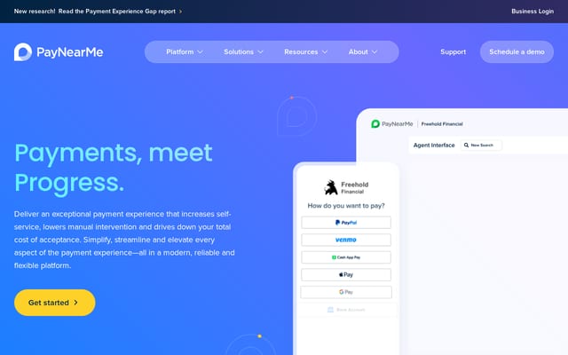 Screenshot of paynearme.com