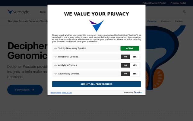 Screenshot of decipherbio.com