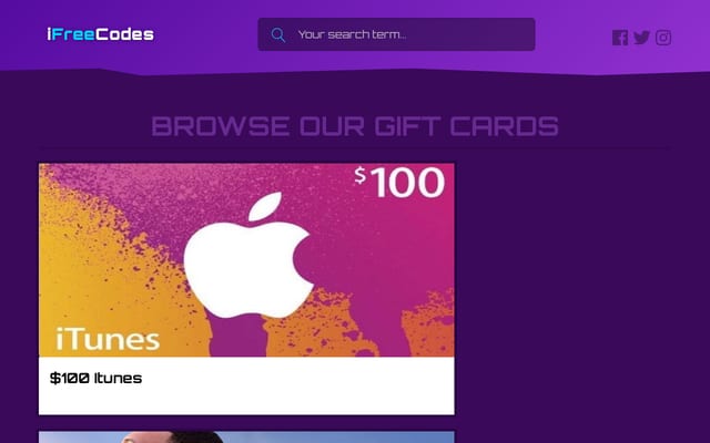 Screenshot of ifreecodes.co