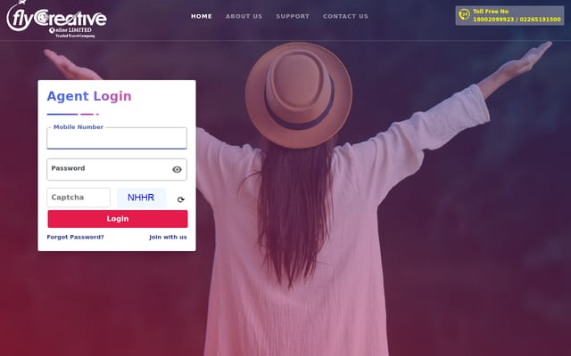 Screenshot of flycreative.in
