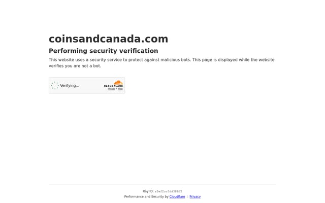 Screenshot of coinsandcanada.com