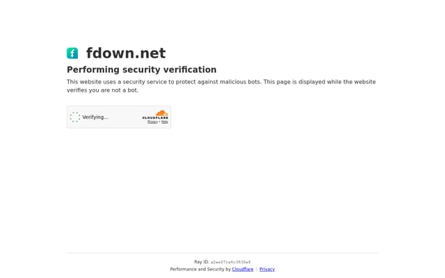 Screenshot of fdown.net