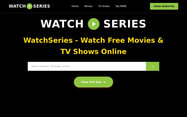 Screenshot of watchseriestv.net