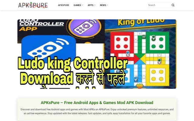Screenshot of apkspure.com