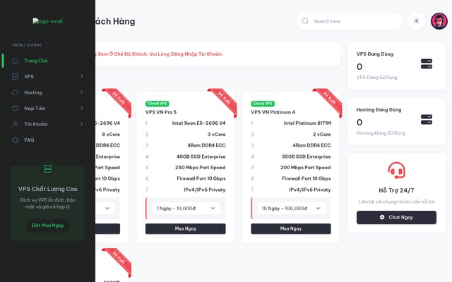 Screenshot of binbi.shop