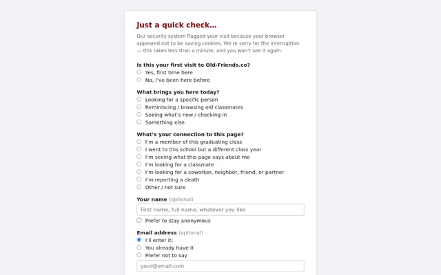 Screenshot of old-friends.co