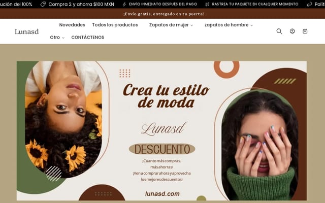 Screenshot of lunasd.com