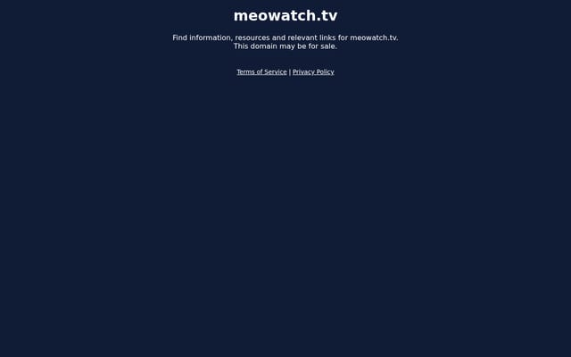 Screenshot of meowatch.tv
