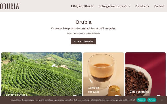 Screenshot of orubia.com