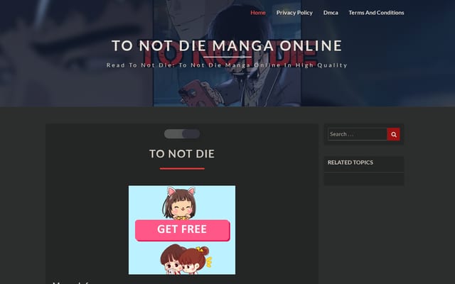 Screenshot of tonotdie.com