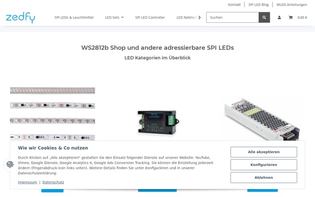 Screenshot of zedfy.shop