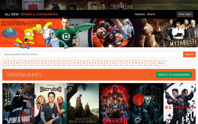 Screenshot of serienjunkies.org
