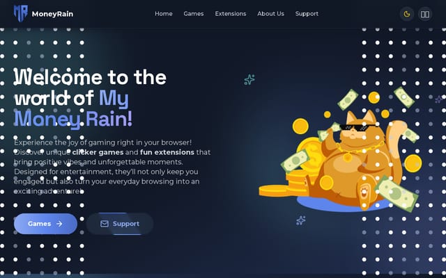 Screenshot of mymoneyrain.com