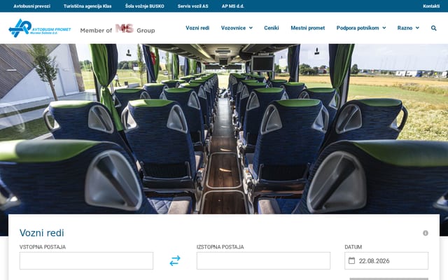 Screenshot of apms.si