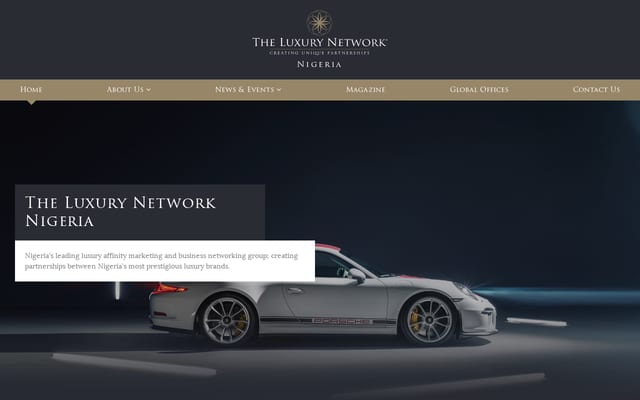 Screenshot of theluxurynetwork.ng
