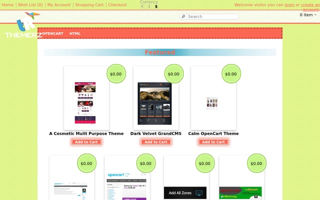 Screenshot of themerz.com