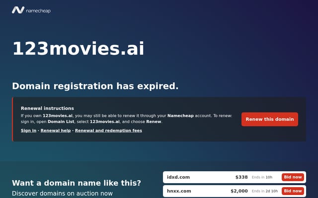 Screenshot of 123movies.ai