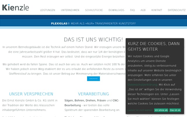 Screenshot of ernst-kienzle.de